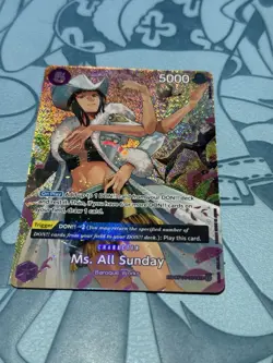 Miss All Sunday Card Game OP04-064 SP Wings of Captain ( Lightly Played) - Image 4