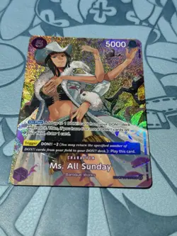 Miss All Sunday Card Game OP04-064 SP Wings of Captain ( Lightly Played) - Image 5