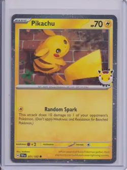Pikachu (Pokemon Day 2026) Holo Common Miscellaneous Cards & Products 051/162 NM - Image 1