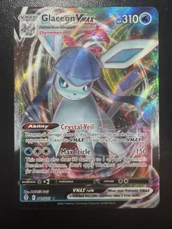 Pokemon Card - Glaceon VMAX Evolving Skies 041/203 Holo VMAX Rare - Image 1