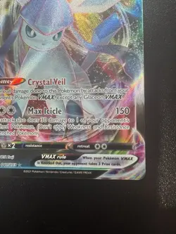 Pokemon Card - Glaceon VMAX Evolving Skies 041/203 Holo VMAX Rare - Image 5