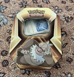 Pokemon Slaking & Zekrom Metal Mini Tin Lot of 2, full of Bulk NON holo cards - Image 1