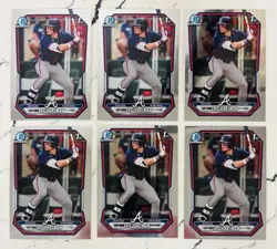 2026 Bowman Eric Hartman (6) Card 1st Bowman Chrome Lot - Braves - Image 1