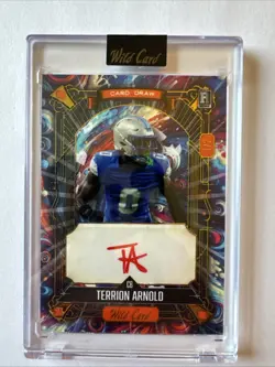 Wild Card Terrion Arnold Card Draw Football Trading Card 1/2 - Image 1