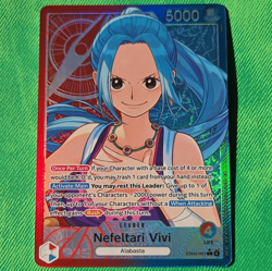Bandai One Piece Card Game Nefeltari Vivi EB03-001 Foil Leader 5000 - Image 1
