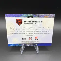 2025 Topps Cosmic Chrome #STN-7 Luther Burden III Stars of the Night Rookie Card - Image 2