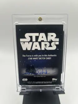 2025 Topps Smugglers Outpost Sketch Card 1/1 Sabine Wren By Andrew Perkins - Image 2