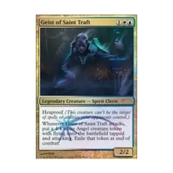 WOTC MtG WMCQ Promos Geist of Saint Traft (P) (Foil) EX - Image 1