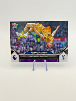 Adam Wharton 2025-26 Premier League Topps NOW Card 196 Crystal Palace - Image 1