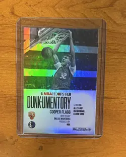 2025-2026 NBA Hoops Cooper Flagg Dunkumentory Holo Rookie Card Mavericks #D-11 - Image 1