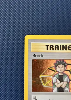 Pokemon TCG - Brock Trainer Unlimited Holo Rare - Gym Heroes WOTC 15/132 - MP - Image 2