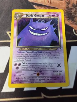 Pokemon Dark Gengar Neo Destiny 6/105 Holo Rare Vintage 1999 NM/EX Condition - Image 1