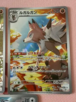 Pokemon Battle Partners Japanese AR Bundle Swinub/Hop's Wooloo/Lycanroc - NM - Image 3