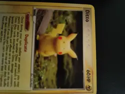 Ditto (Pikachu) by Yuka Morii #63/113 💥 2005 EX Delta Species 💥 Non-Holo 💥 NM - Image 2