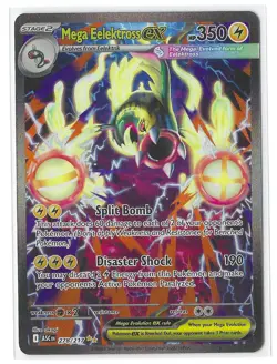 Pokemon Mega Elektross Ex 278/217 Ascended Heroes SIR Special Illustration Rare - Image 1