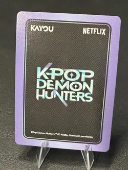 2026 Kayou KPop Demon Hunters Energy Ed DH01-UR-001 Rumi UR Ultra Rare Prismatic - Image 2