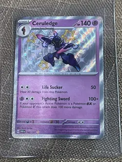 The Pokemon Company Ceruledge 162/091 SV: Paldean Fates Holo Shiny Rare English - Image 1
