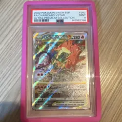 Pokemon TCG Charizard VSTAR Full Art SWSH Promo SWSH262 PSA 9 Holo English - Image 1