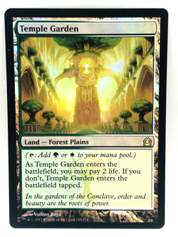 MTG Temple Garden 248/274 FOIL NM+ Return to Ravnica RTR Magic The Gathering - Image 1