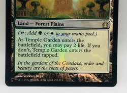 MTG Temple Garden 248/274 FOIL NM+ Return to Ravnica RTR Magic The Gathering - Image 5
