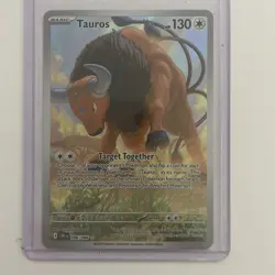 Pokemon TCG Tauros Chaos Rising Illustration Rare 096/086 Mint Condition - Image 1