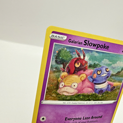 Galarian Slowpoke SWSH126 HD GALAXY SWIRL Pokemon Evolving Skies Blister Promo - Image 2