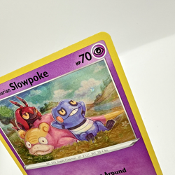 Galarian Slowpoke SWSH126 HD GALAXY SWIRL Pokemon Evolving Skies Blister Promo - Image 3