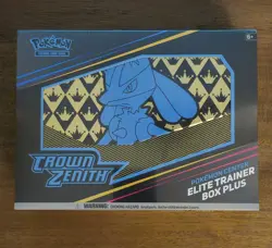 Crown Zenith Pokemon Center Elite Trainer Box Plus ETB - Factory Sealed - Image 1
