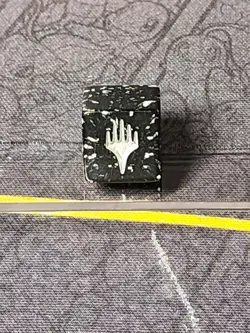 Magic The Gathering Planechase Planar Die - Black & White Speckled - 2012 MTG - Image 1