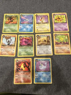 Pokemon Team Rocket 1st Edition #36 To #45 ( 10 Cards ) 1999-2000 Wizards - Image 1