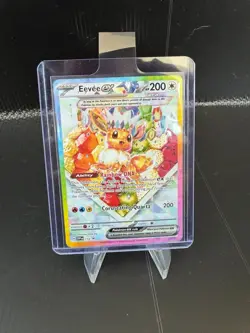 Eevee ex SVP 174 Black Star Promo Tera Full Art Pokemon Card NM - Image 1