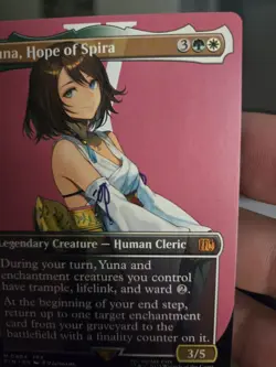 Yuna, Hope of Spira Borderless - Mythic - Final Fantasy MTG #0404 - Image 4
