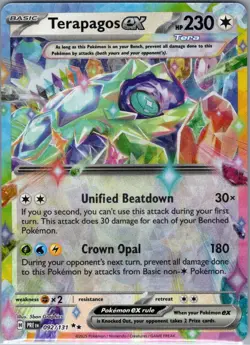 Terapagos ex 092/131 SV: Prismatic Evolutions - Pokemon Card - NM - Image 1
