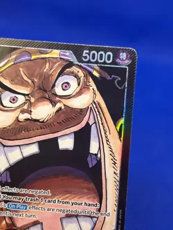One Piece Emperors in the New World Marshall D Teach OP09-081 Parallel Leader NM - Image 4