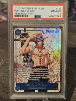 Portgas.D.Ace (119) (Super Alternate Art) OP13-119 Carrying On His Will Foil - Image 1