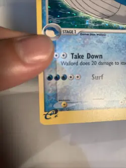 Pokemon TCG Wailord EX Sandstorm Holo Rare Card 14/109 - Image 3