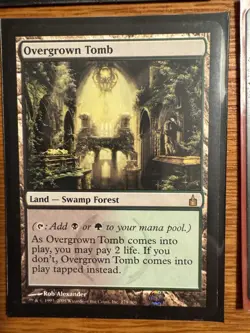 4x MTG SPANISH Overgrown Tomb Return to Ravnica RTR 243 Rare Near Mint / VLP - Image 2