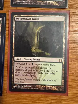 4x MTG SPANISH Overgrown Tomb Return to Ravnica RTR 243 Rare Near Mint / VLP - Image 5