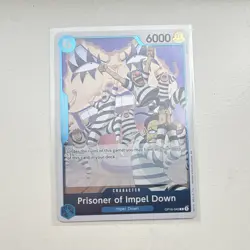 Bandai One Piece Card Game Prisoner of Impel Down OP16-042 Character EN 6C 6000 - Image 1