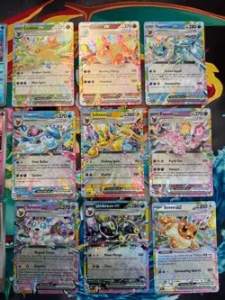 COMPLETE Eeveelution English EX And Pokeball 9 Card Sets - Prismatic Evolutions - Image 3