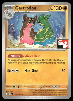 Gastrodon 107/191 Rare Prize Pack Series Cards Pokemon Near Mint - Image 1