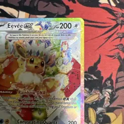 Pokemon TCG Eevee EX 174 Prismatic Evolutions Black Star Promo Card - Image 5