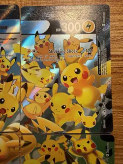 Pikachu V-UNION 4-Card Set Holo Promo SWSH139-142 English 2021 - Image 3