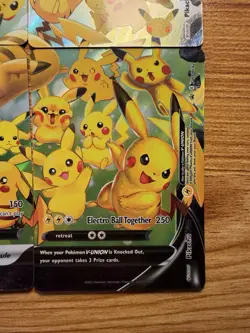 Pikachu V-UNION 4-Card Set Holo Promo SWSH139-142 English 2021 - Image 4