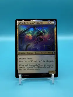 Wraith, Vicious Vigilante - Marvel’s Spider-Man (SPM) - MTG - FOIL - NM - Image 1