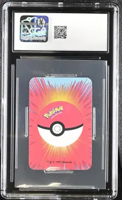 1999 POKEMON MINI PLAYING CARDS BLUE DECK Bulbasaur Queen of Hearts CGC 10 - Image 2