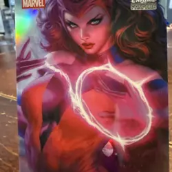 2026 TOPPS CHROME Marvel SCARLET WITCH FanFare Card FF-36 - Image 3