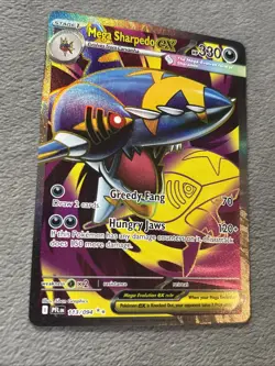Mega Sharpedo ex 113/094 Full Art Pokemon Card Phantasmal Flames 2025 NM - Image 3