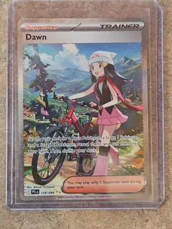 Dawn 129/094 Pokemon TCG Phantasmal Flames SIR NM English Pokemon Card - Image 1