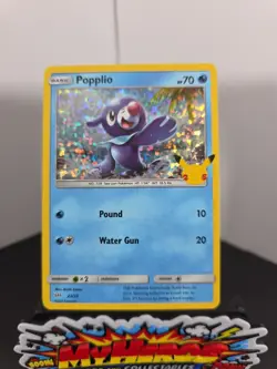 Popplio 23/25 - Non Holo - 25th Anniversary Mcdonalds Promo - Pokemon Card TCG - Image 2